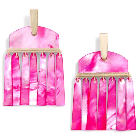 πΊπHPππΊ NWT Kendra Scott Mother of Pearl Layne Earrings - Picture 13 of 16